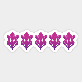 Pink Elephants Sticker